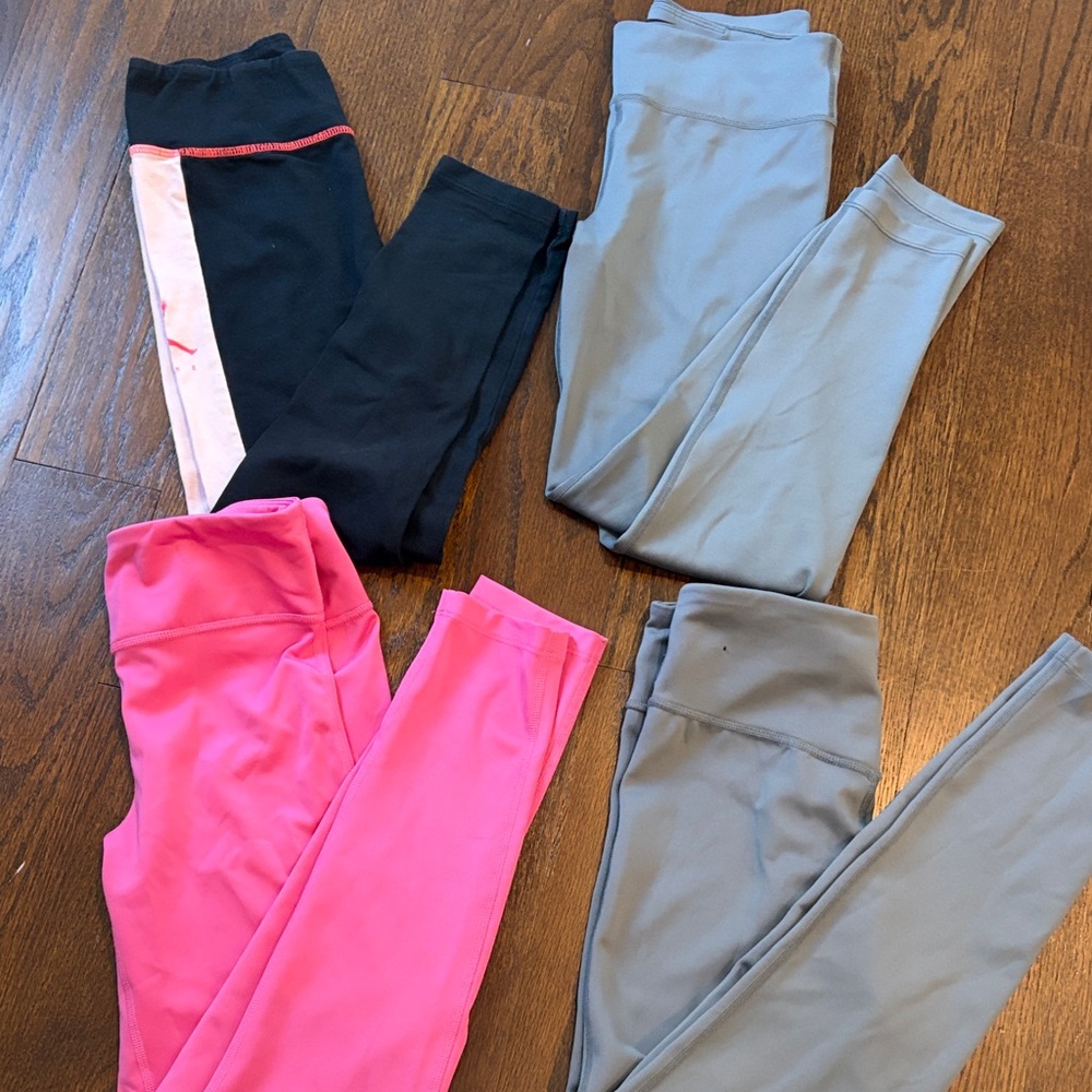 Lot of 4 Nike leggings